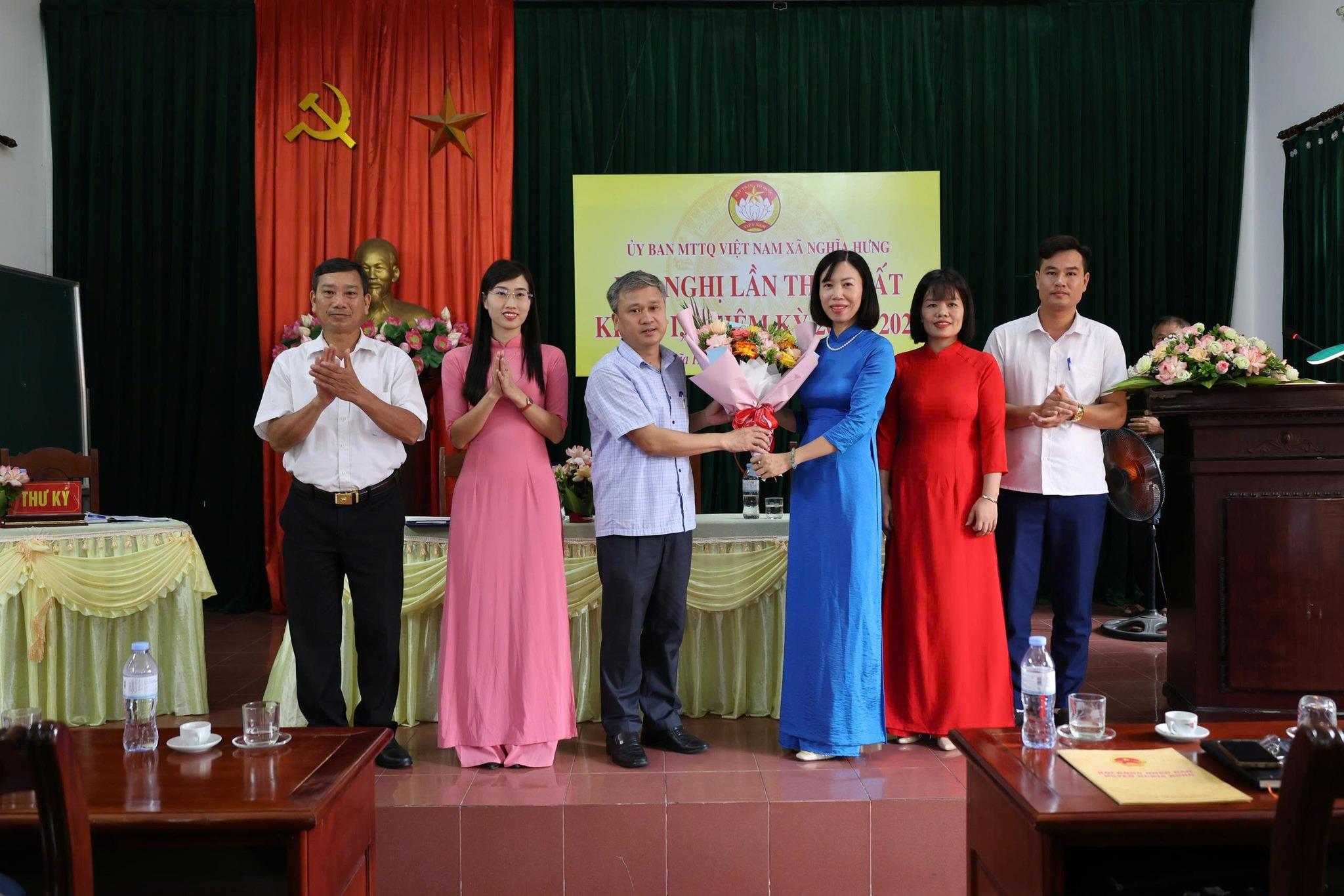 Ủy ban MTTQ xã Nghĩa Hưng tổ chức hội nghị lần thứ nhất khóa I, nhiệm kỳ 2024- 2029