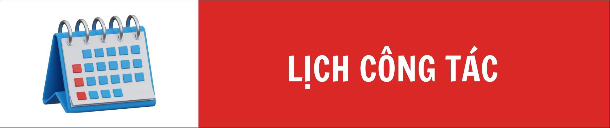 Lịch Công Tác