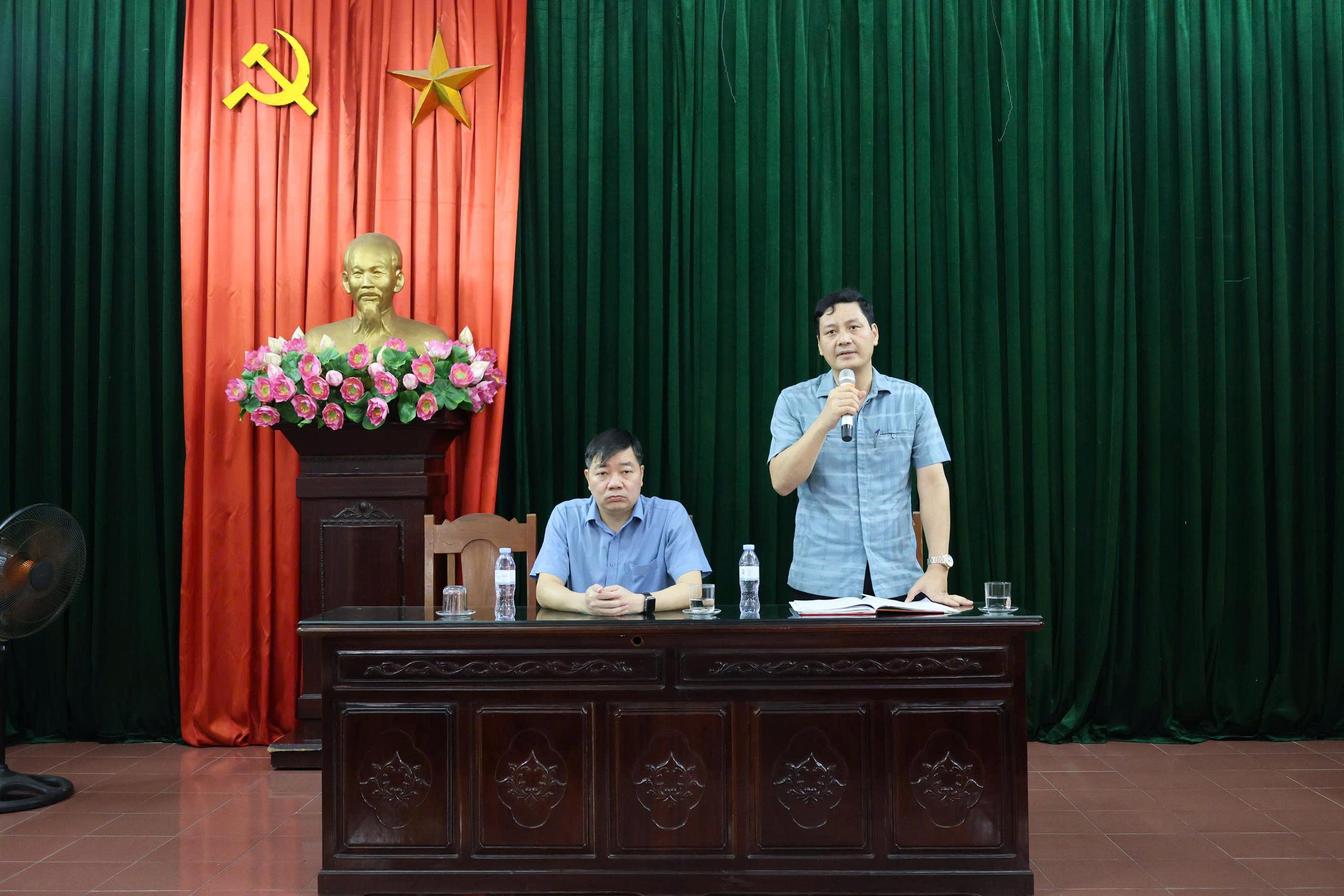 UBND xã Nghĩa Hưng triển khai ứng phó cơn bão số 5